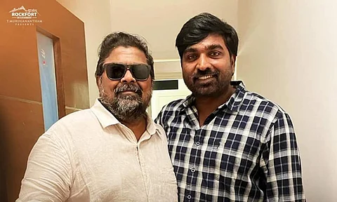 Mysskin with Vijay Sethupathi
