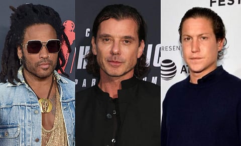 Lenny Kravitz, Gavin Rossdale and Vito Schnabel