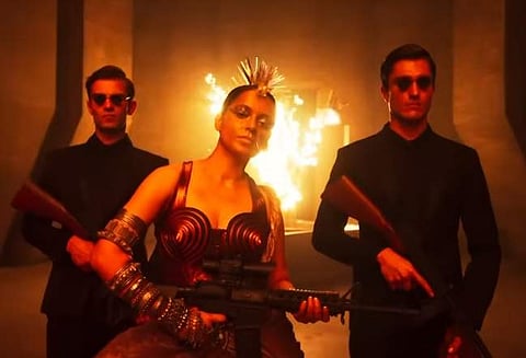 A still from the video song