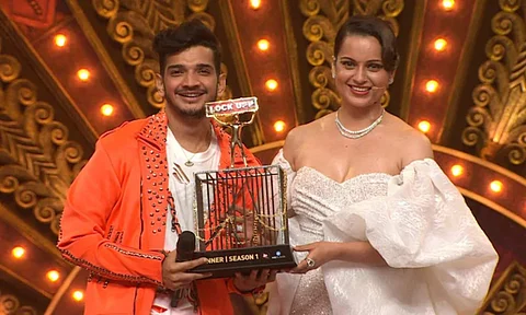Munawar Faruqi with Kangana Ranaut'