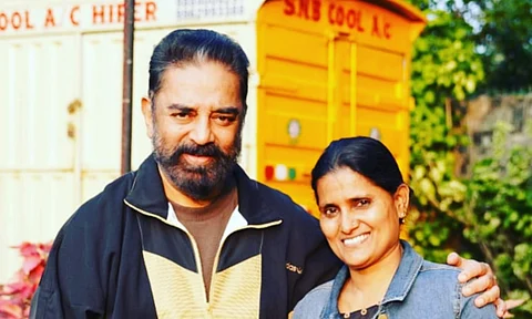 Kamal Haasan with Vasanthi