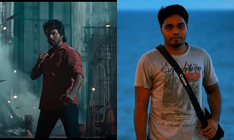 (L) Screenshot from Maaveeran title announcement; Madonne Ashwin