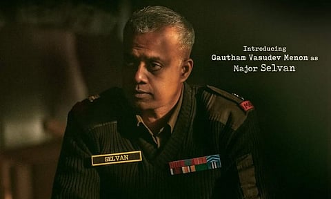 Gautham Menon look from Sita Ramam