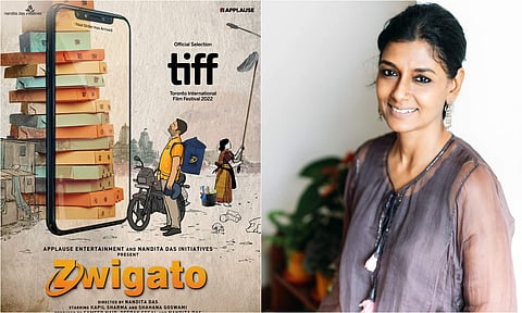 Zwigato poster; Nandita Das