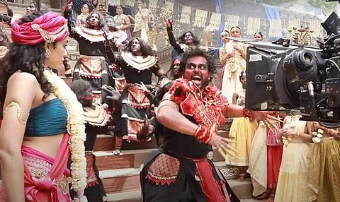 BTS video of Ratchasa Maamaney song from Ponniyin Selvan out