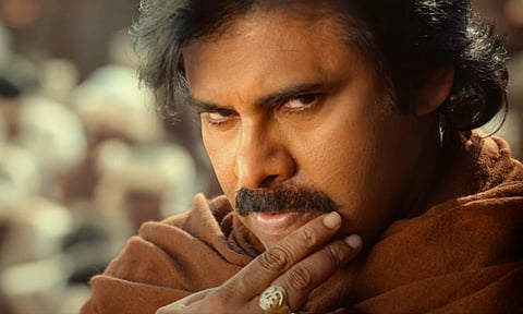 Glimpse from Pawan Kalyan's Hari Hara Veera Mallu out