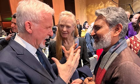James Cameron and SS Rajamouli