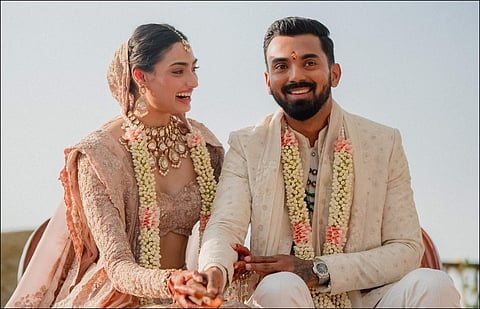 Athiya Shetty, and cricketer KL Rahul are now married, see pics