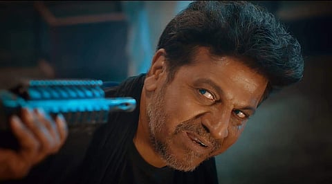 Ghost Movie Review: Shivarajkumar's electrifying performance holds the fort in Srini's multiverse