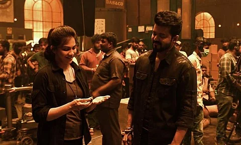 Madonna Sebastian shares BTS from the sets of Leo