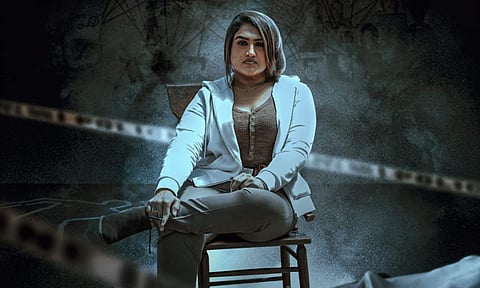 Vanitha Vijaykumar's character poster from Kadaisi Thotta out
