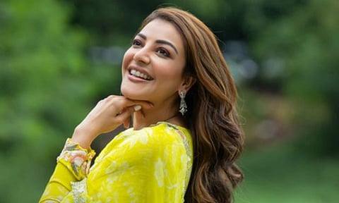 Kajal Aggarwal's character poster from Bhagavanth Kesari out