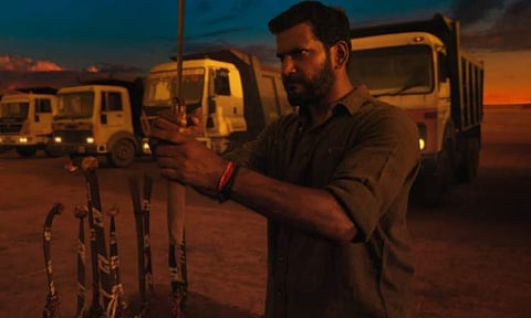 Vishal 34 is now titled Rathnam; first shot teaser is out