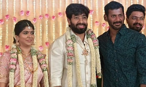 Adhik Ravichandran ties the knot with Aishwarya Prabhu