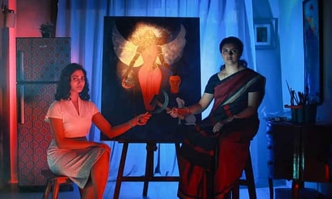 Makers drop new still of Losliya and Lijomol Jose's Annapoorni