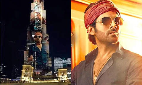 Shehzada teaser showcased on Burj Khalifa