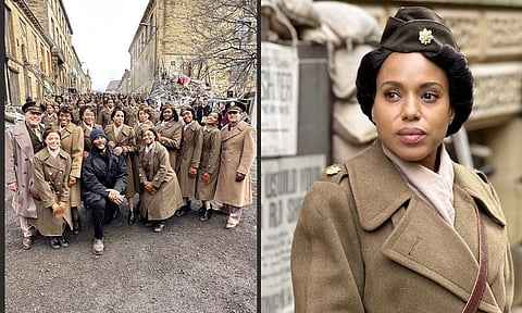 First looks of Tyler Perry's Netflix period drama Six Triple Eight out