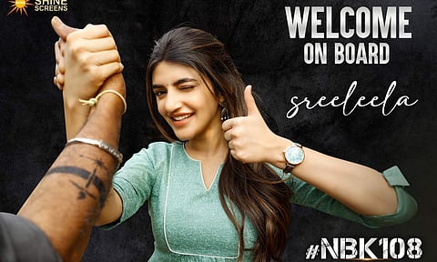 Sree Leela to join sets on NBK 108