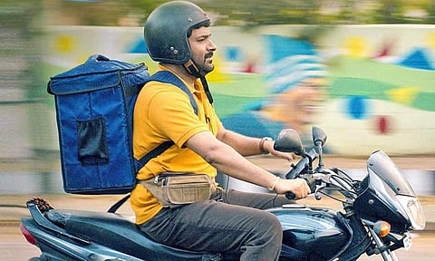 Kapil Sharma attends the special screening of Zwigato for delivery boys