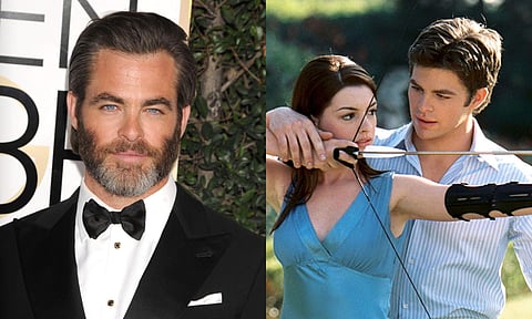 Chris Pine reacts to The Princess Diaries 3