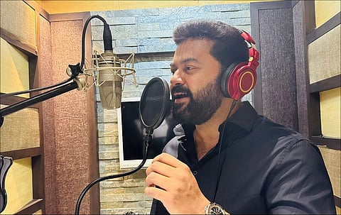 Indrajith records a song for Kunjammini’s Hospital