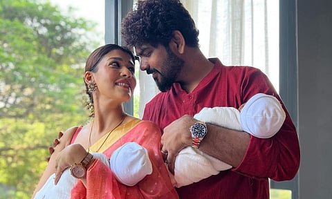 Nayanthara reveals the names of her twin children
