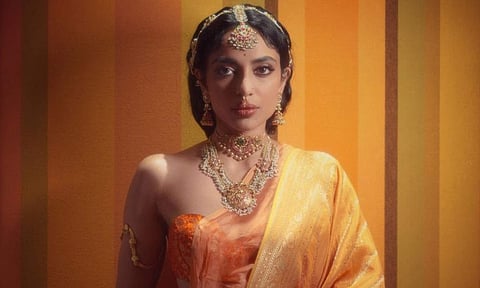 Here's a sneak peek into creating Sobhita Dhulipala's Vanathi look for Ponniyin Selvan