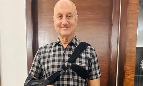 Anupam Kher gets injured on sets of Vijay 69: ‘Only warriors fall in the field of war’