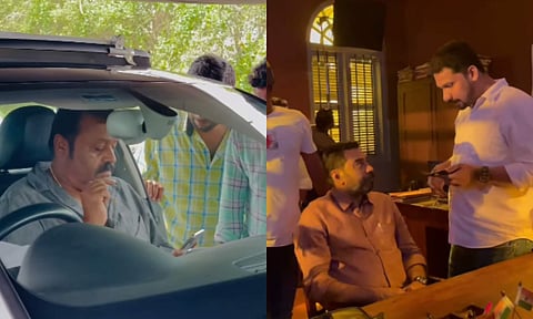 BTS of Suresh Gopi-Biju Menon's Garudan out