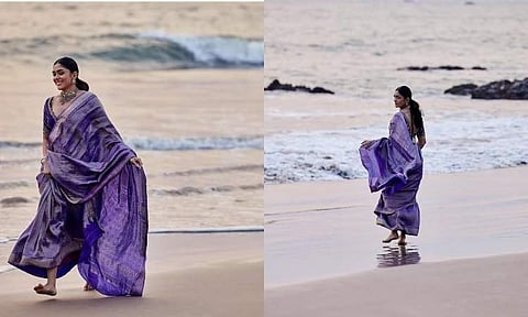 Mrunal Thakur unveils her first look from Nani 30