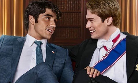 Here's a clip from Red, White and Royal Blue