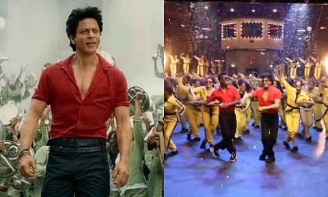 Atlee shakes a leg and teaches Tamil to Shah Rukh Khan in Zinda Banda making video