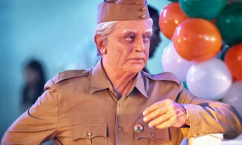 Kamal Haasan in a new still from Indian 2