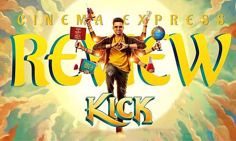 Kick Movie Review: An unfunny and trite Santhanam-starrer that is also vile and boring
