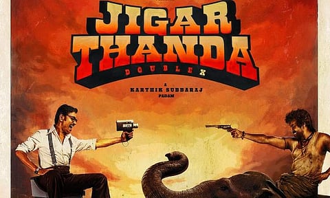 Karthik Subbaraj concocts a "Pandyaa Western" in Jigarthanda Double X teaser