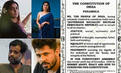 Mollywood celebrities share preamble of constitution on Ram temple consecration day