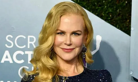 "Wish my mama was here..." says Nicole Kidman as she tears up at Lioness premiere