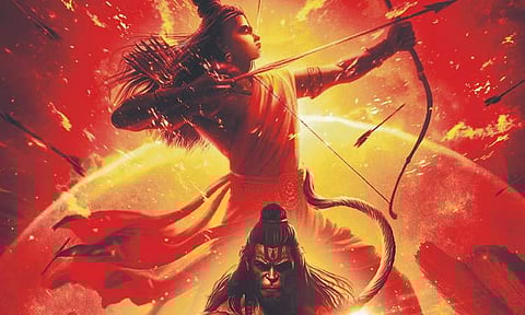 Shree Ram Jai Hanuman in the making