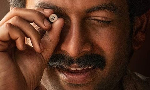 Here's the new poster of Prithviraj's Aadujeevitham