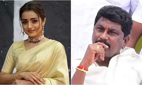 Trisha to take legal action against politician AV Raju