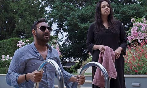 A still from the trailer of Ajay Devgn and Jyotika's Shaitaan