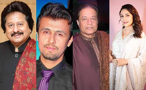 Sonu Nigam, Anup Jalota, Madhuri Dixit remember singer Pankaj Udhas