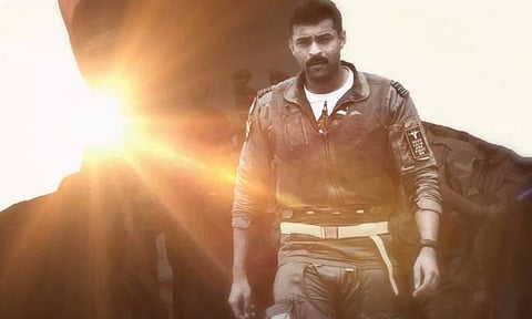 A still of Varun Tej from Operation Valentine