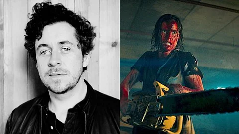 Cronin and a still from his Evil Dead franchise film