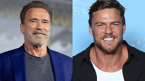 Arnold Schwarzenegger and Alan Ritchson