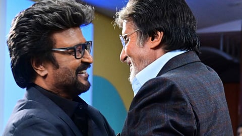Amitabh Bachchan joins the sets of Rajinikanth's Vettaiyan