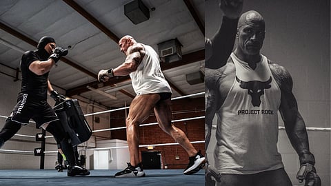 Dwayne 'The Rock' Johnson shares training session for his upcoming flick The Smashing Machine