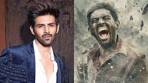 Kartik Aaryan goes all guns blazing in new poster from Chandu Champion