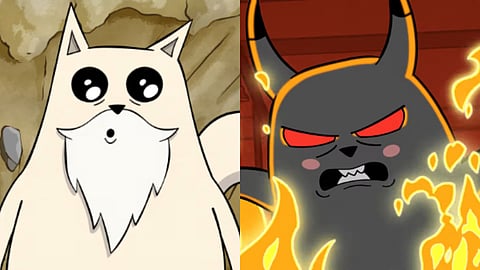 Exploding Kittens Trailer: A classic good vs. evil battle featuring furry felines