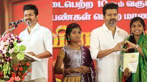 Vijay urge students to stay away from drugs